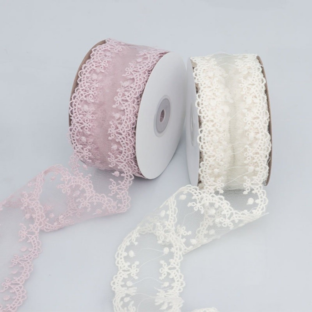 Embroidery Ribbon - DIY Jacquard holle kant lint borduurwerk