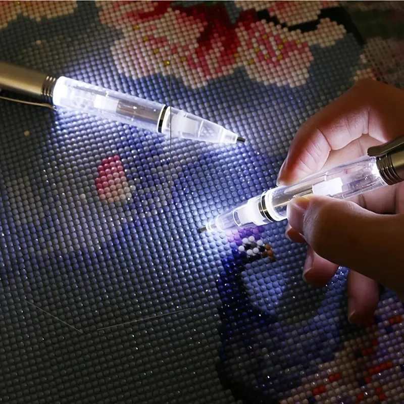 Embroidery Computer - LED-licht Diamantschilderpen 1 st. Verlichtingsboorpen voor