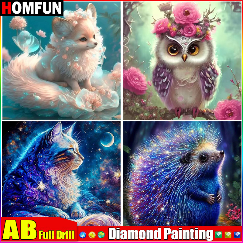 Embroidery X Pattern - Homfun Ab Volledig Diamant Borduurwerk 