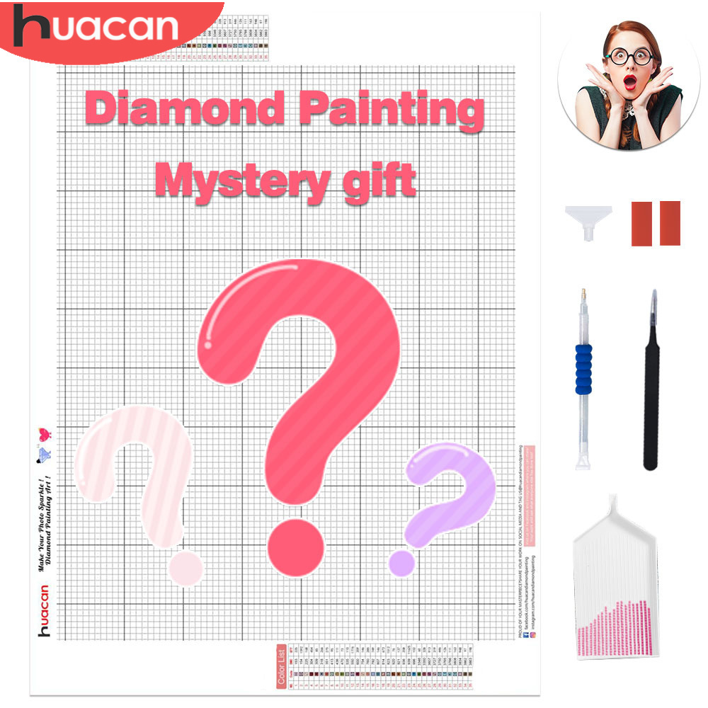 Embroidery X Pattern - Huacan Diy Diamond Painting Mysterie Geschenk