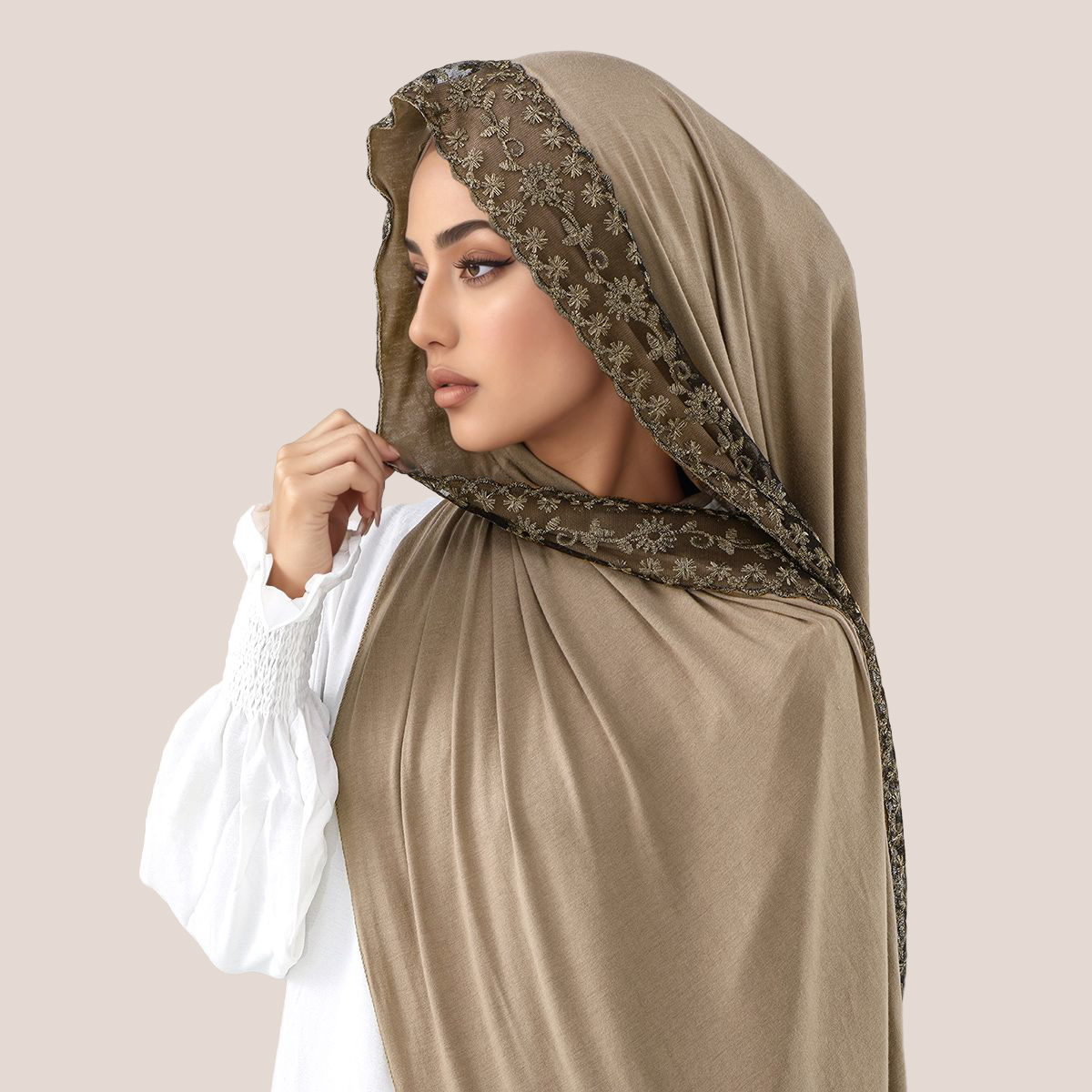 Kant Borduren Katoen Jersey Mo - Embroidery Fashion recensie en prijs