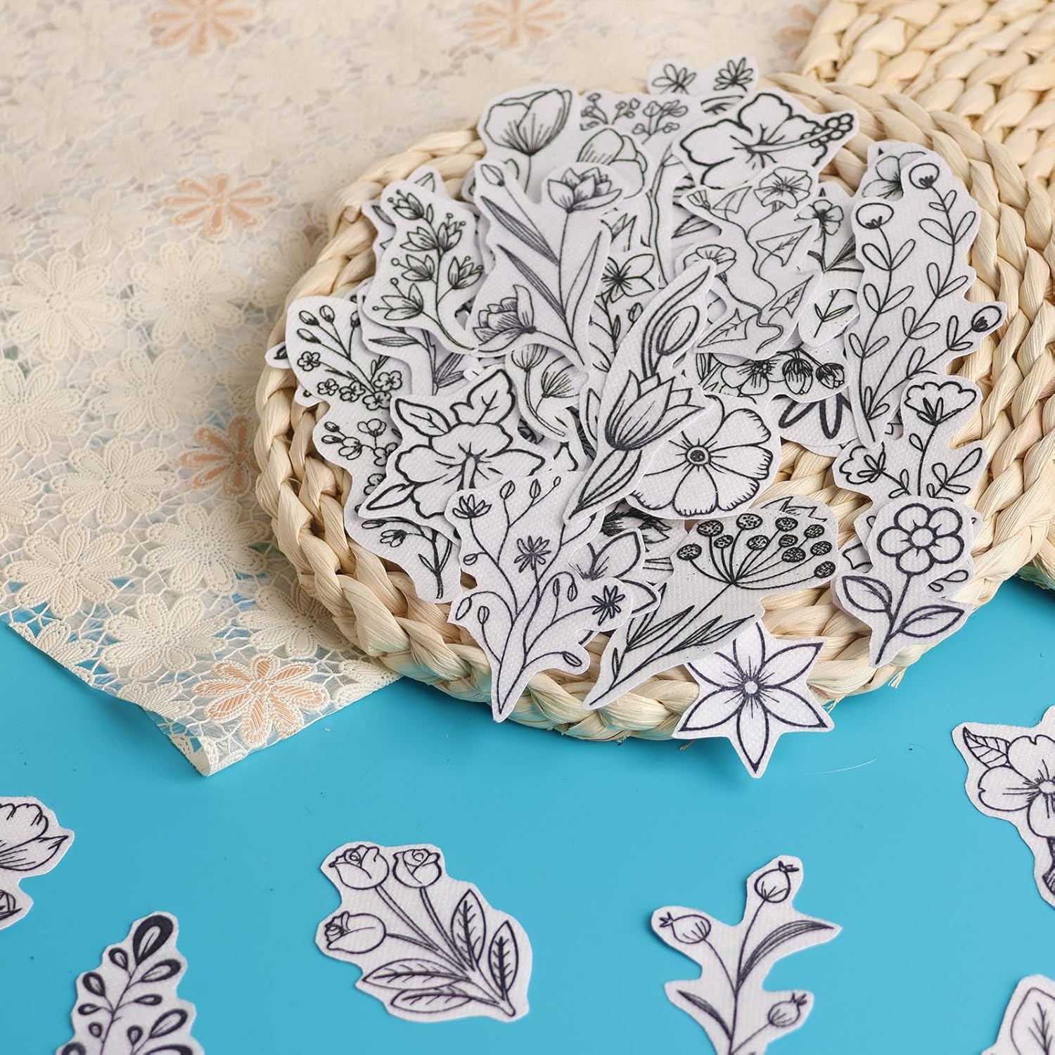 50 stuks wateroplosbare borduu - Embroidery Sheet recensie en prijs