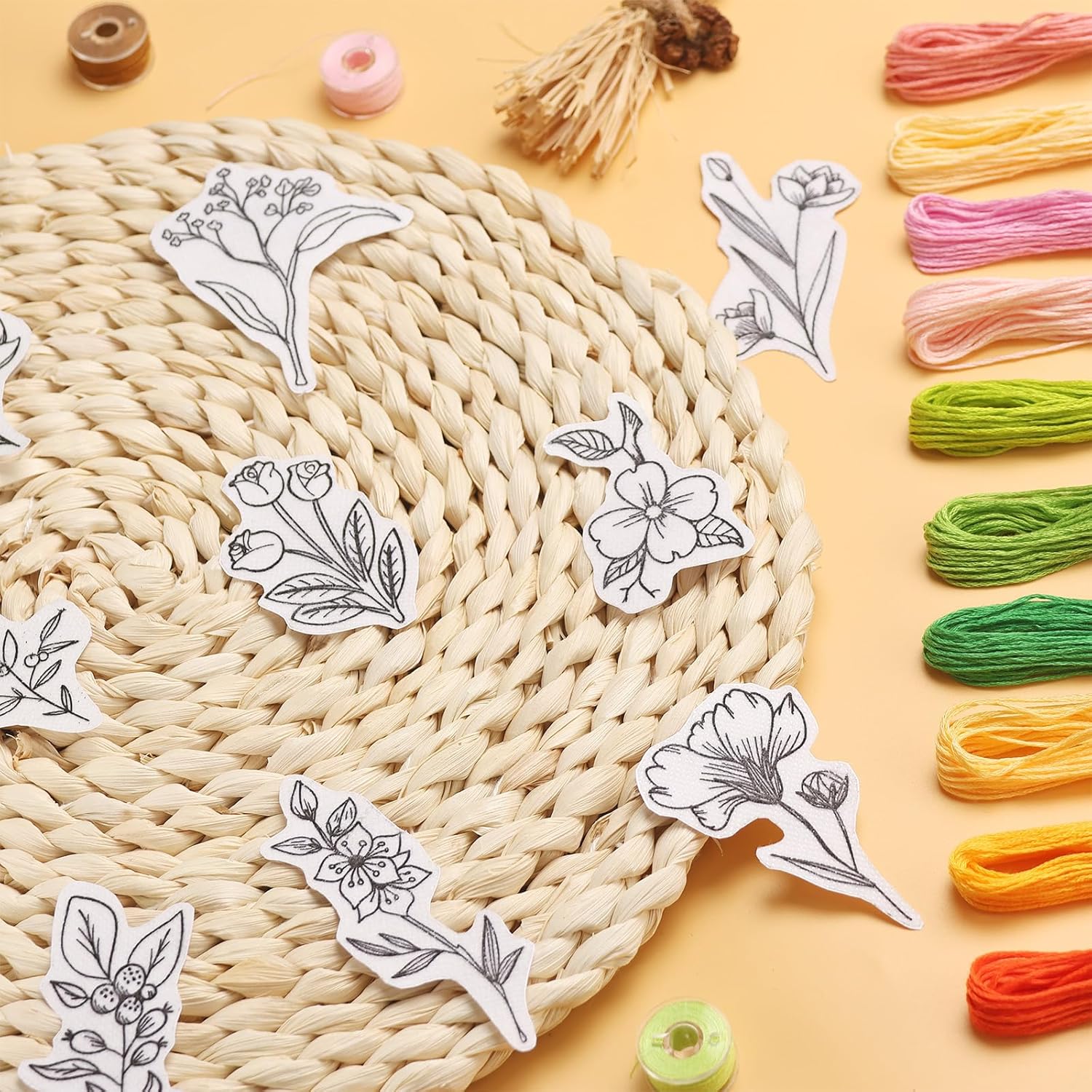 50 stuks wateroplosbare borduu - Embroidery Sheet recensie en prijs