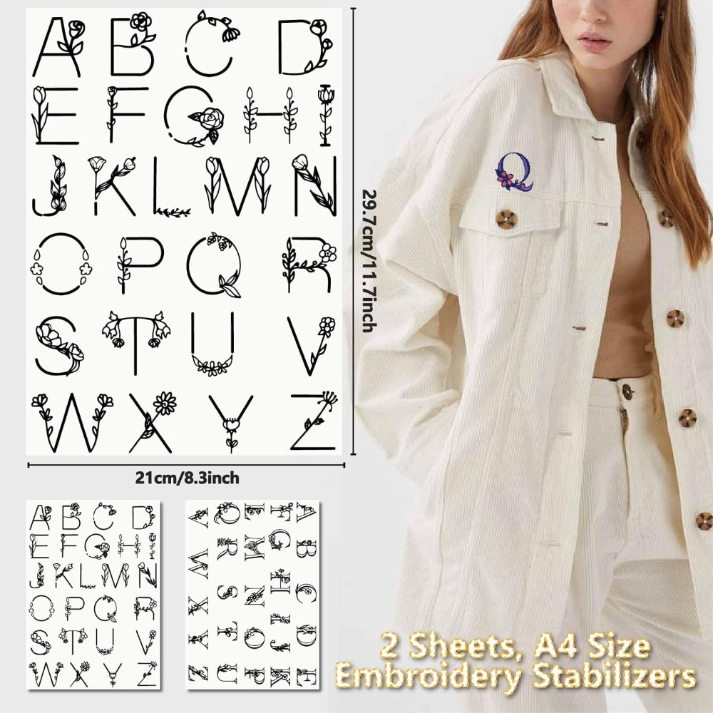 Letter A-Z Wateroplosbare bord - Embroidery Water recensie en prijs