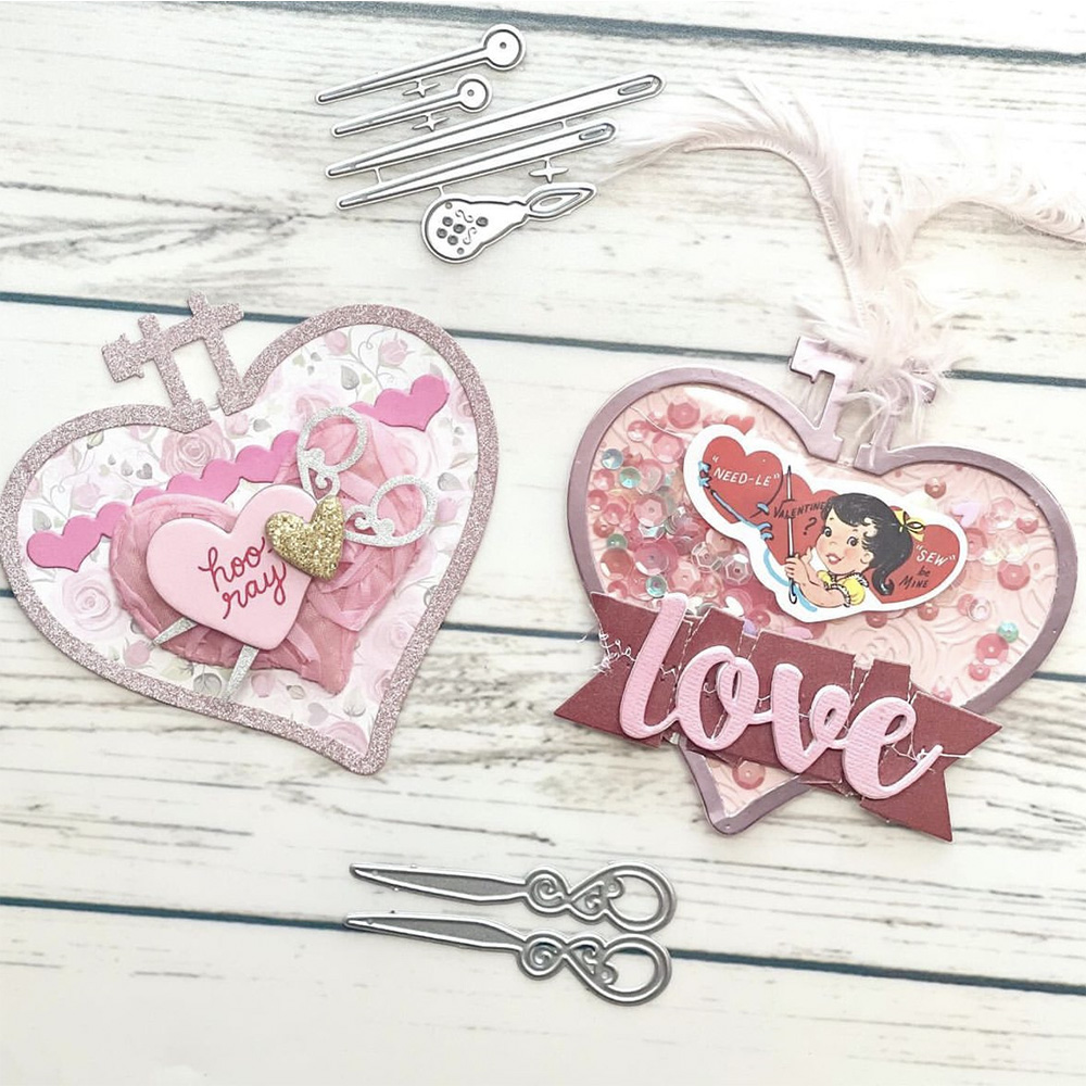 Kscraft Hart Borduurring Metal - Embroidery Sheet recensie en prijs