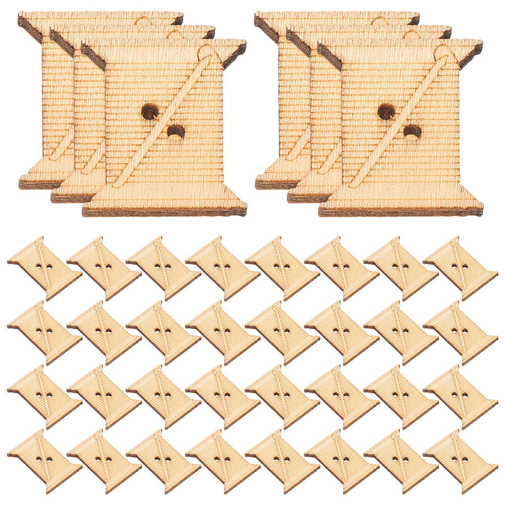 100 stuks houten borduurgaren  - Embroidery Computer recensie en prijs