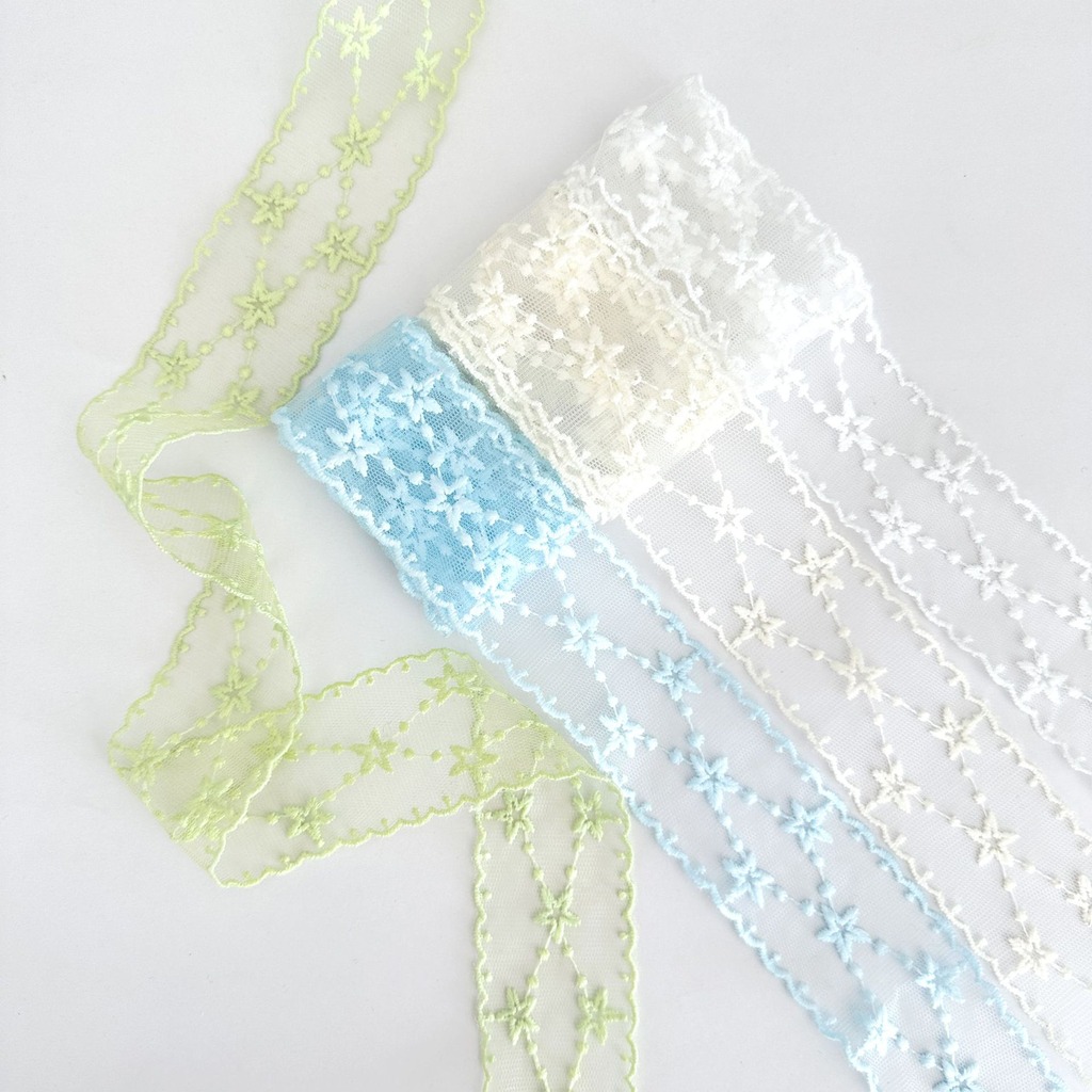 Sterrenborduurlint Zacht bordu - Embroidery Ribbon recensie en prijs