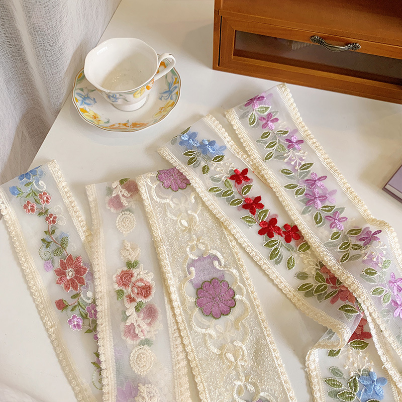 1 Yard Kant Borduurwerk Bloem  - Embroidery Ribbon recensie en prijs
