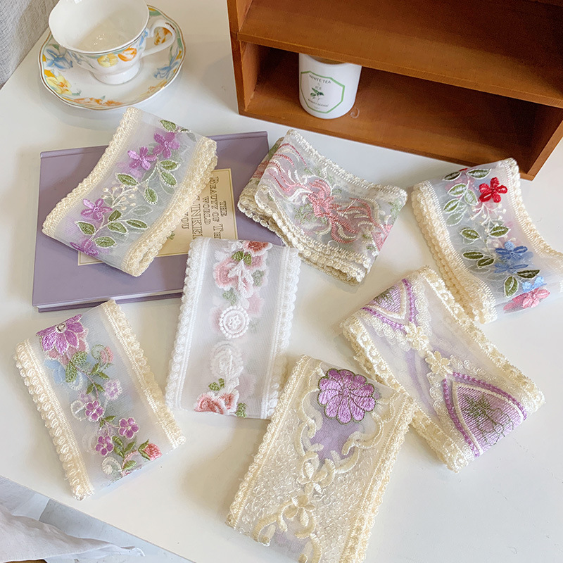 1 Yard Kant Borduurwerk Bloem  - Embroidery Ribbon recensie en prijs