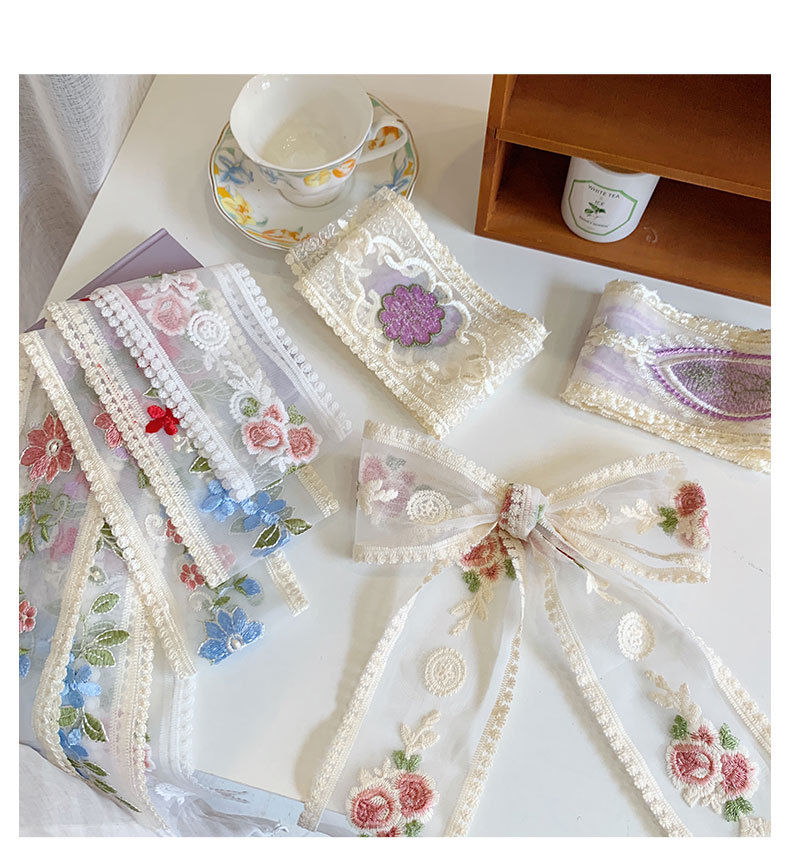 1 Yard Kant Borduurwerk Bloem  - Embroidery Ribbon recensie en prijs