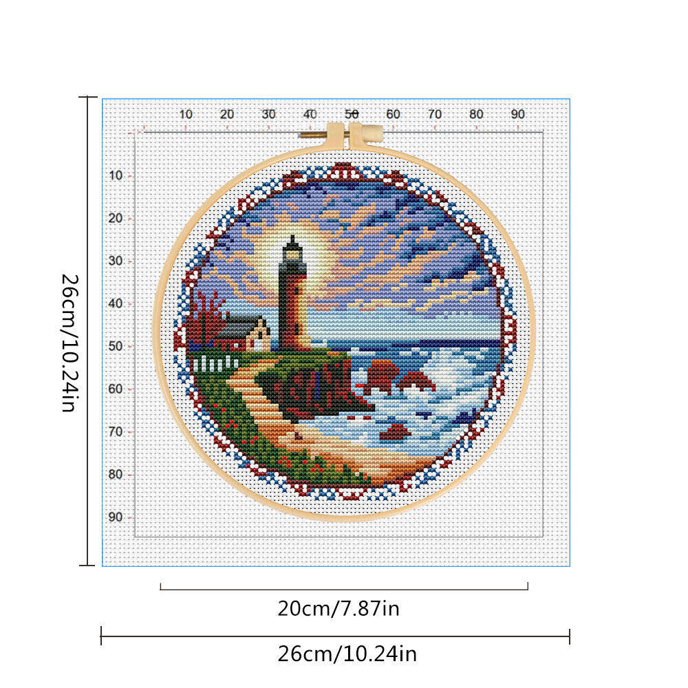Kruissteek Vuurtoren Met Hoepe - Embroidery X Pattern recensie en prijs