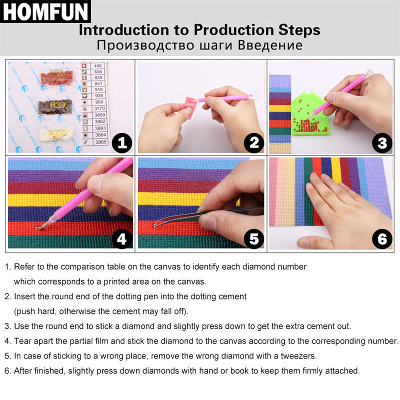 Homfun Ab Volledig Diamant Bor - Embroidery X Pattern recensie en prijs