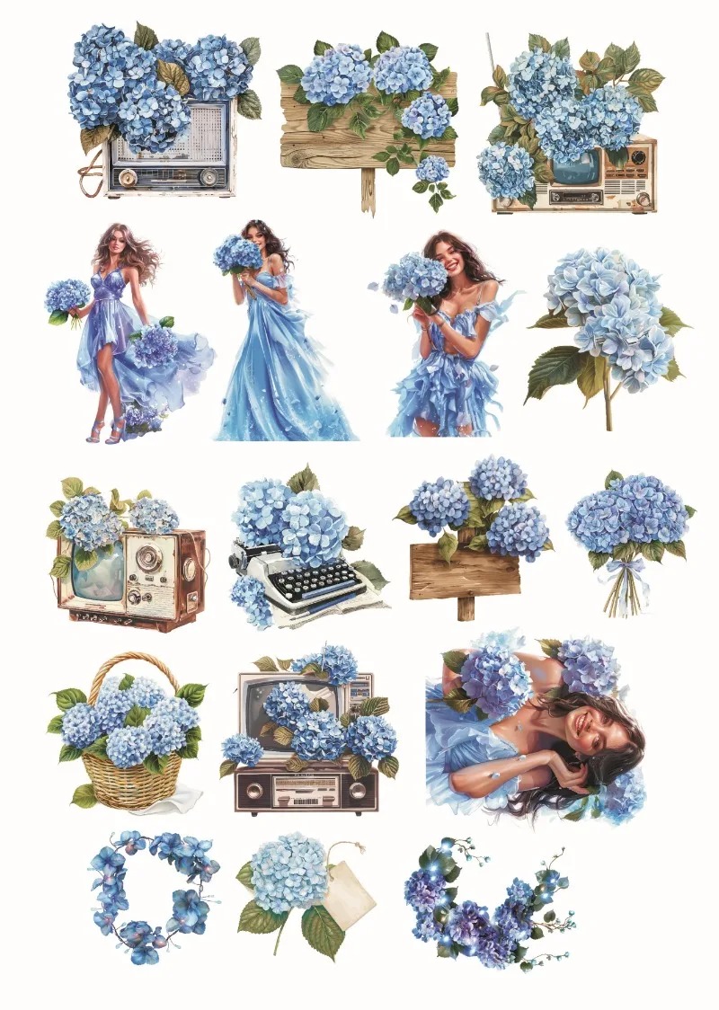 Schattige Waterdichte Retro Bl - Embroidery Sheet recensie en prijs