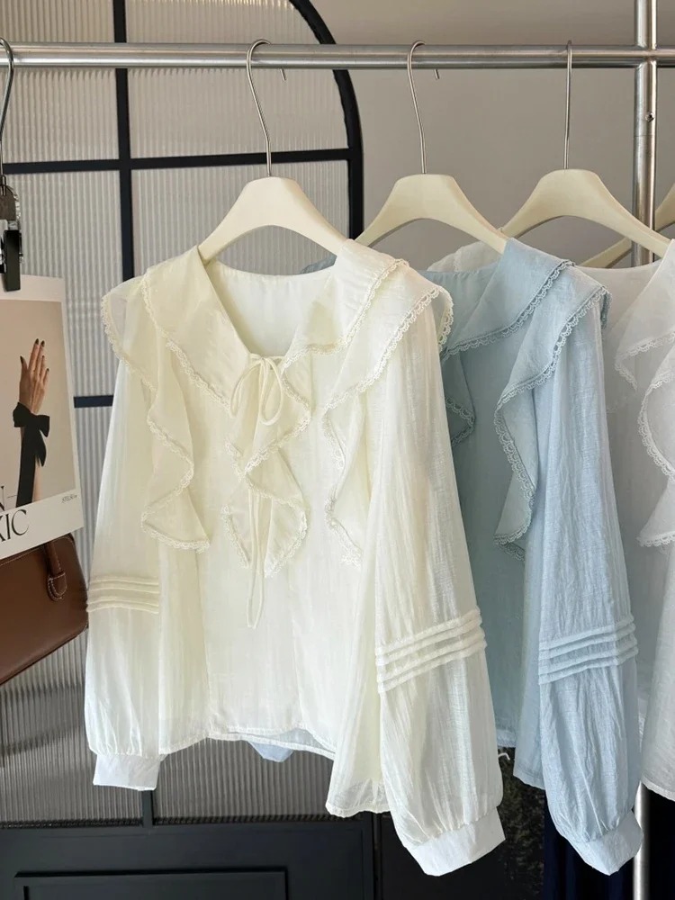 Franse V-hals chique blouse me - Embroidery Fashion recensie en prijs
